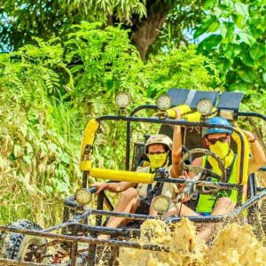 Punta cana : Off-road buggy adventure with cenote cave swim and beach