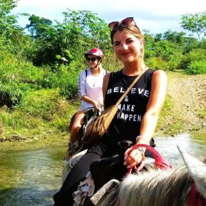 Depuis Puerto Plata : Randonnée à cheval le long de la rivière de montagne