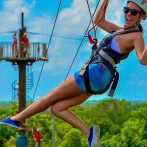 Punta Cana: Adrenalin Halbtagestour Zip Line